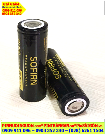 Sofirn 21700 (4000mAh), Pin sạc Lithium Li-ion 3.7v Sofirn 21700 (4000mAh) chính hãng